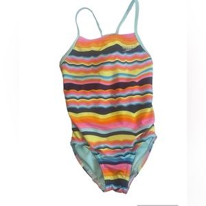 XS girls Speedo one piece bathing suit